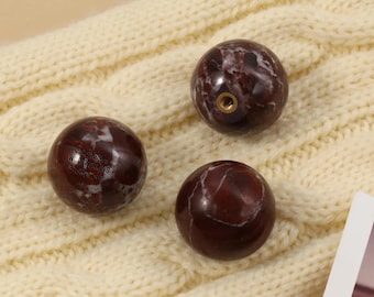 Rosso marble Brass Cabinet Knobs Kitchen drawer Knobs Handles Knobs Custom engrave Nordic Style drawer Knobs luxury wardrobe Knob