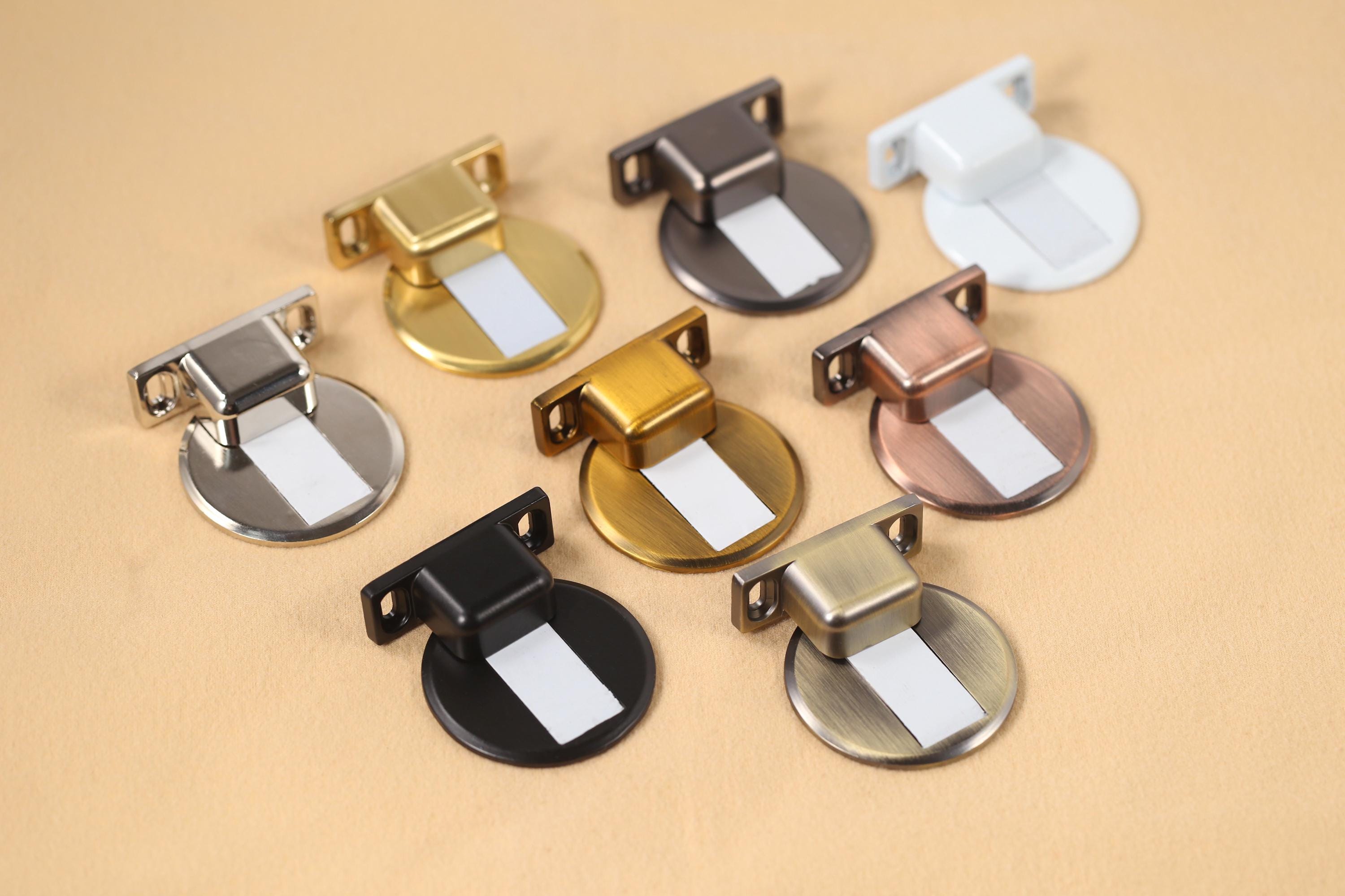Minimalistischer magnetischer Türstopper, selbstklebender Edelstahlstopper, Hausbeschläge