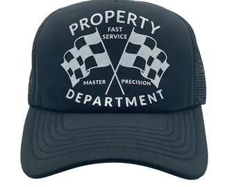 Gorra trucker Fast Service Props Film Industry - Negro