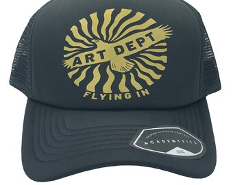 Gorra Trucker Flying In de Art Dept - Negro