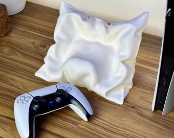 Soporte para mando de nube impreso en 3D / Decoración de escritorio para juegos / Mando de PS5 / Regalo para jugadores