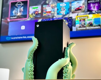 Soporte OctoGrip para Xbox Series X impreso en 3D (edición tentáculo)