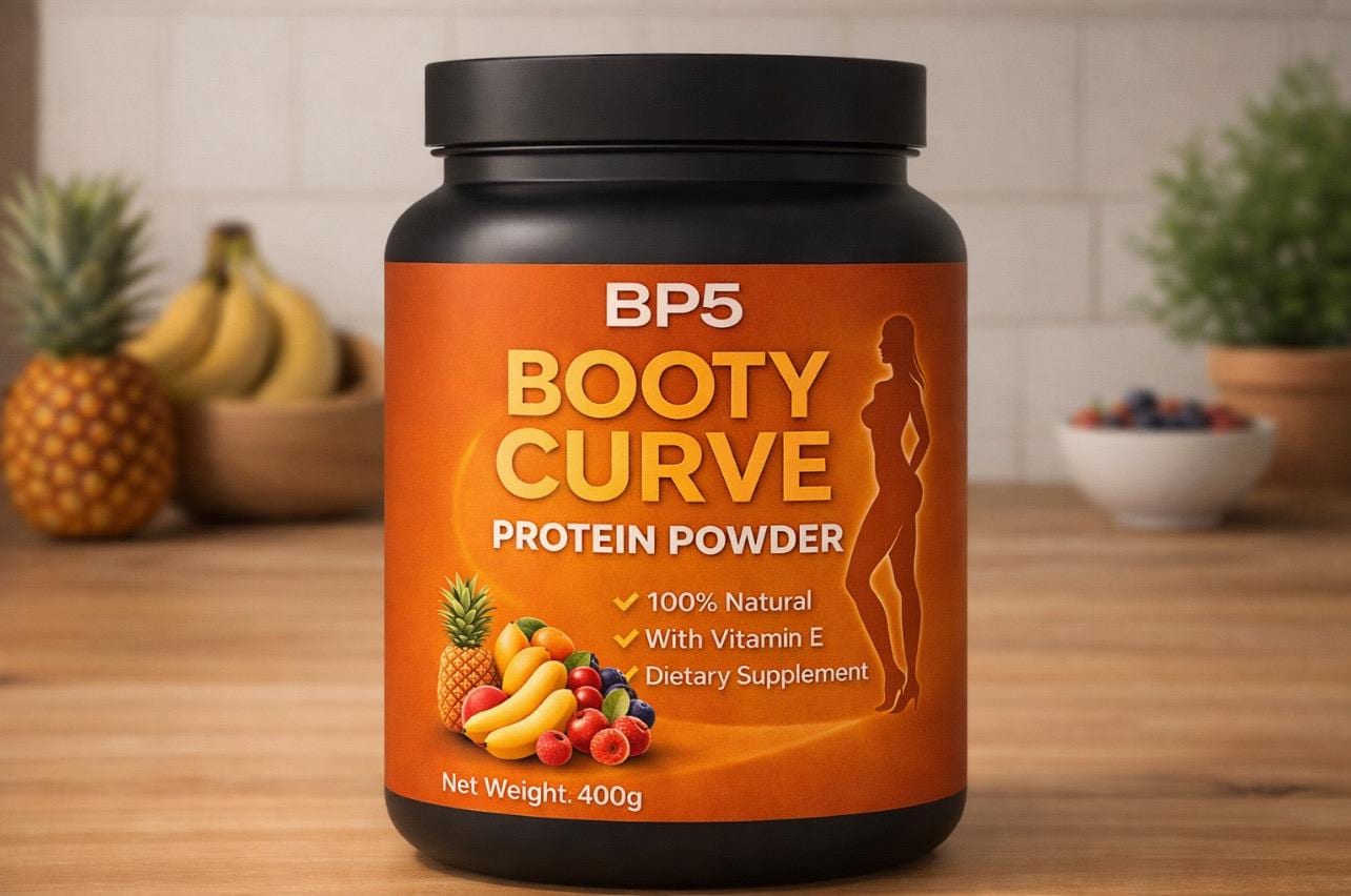 Booty Curve Protein Powder Plant Based Protein Supplement Fitness ...