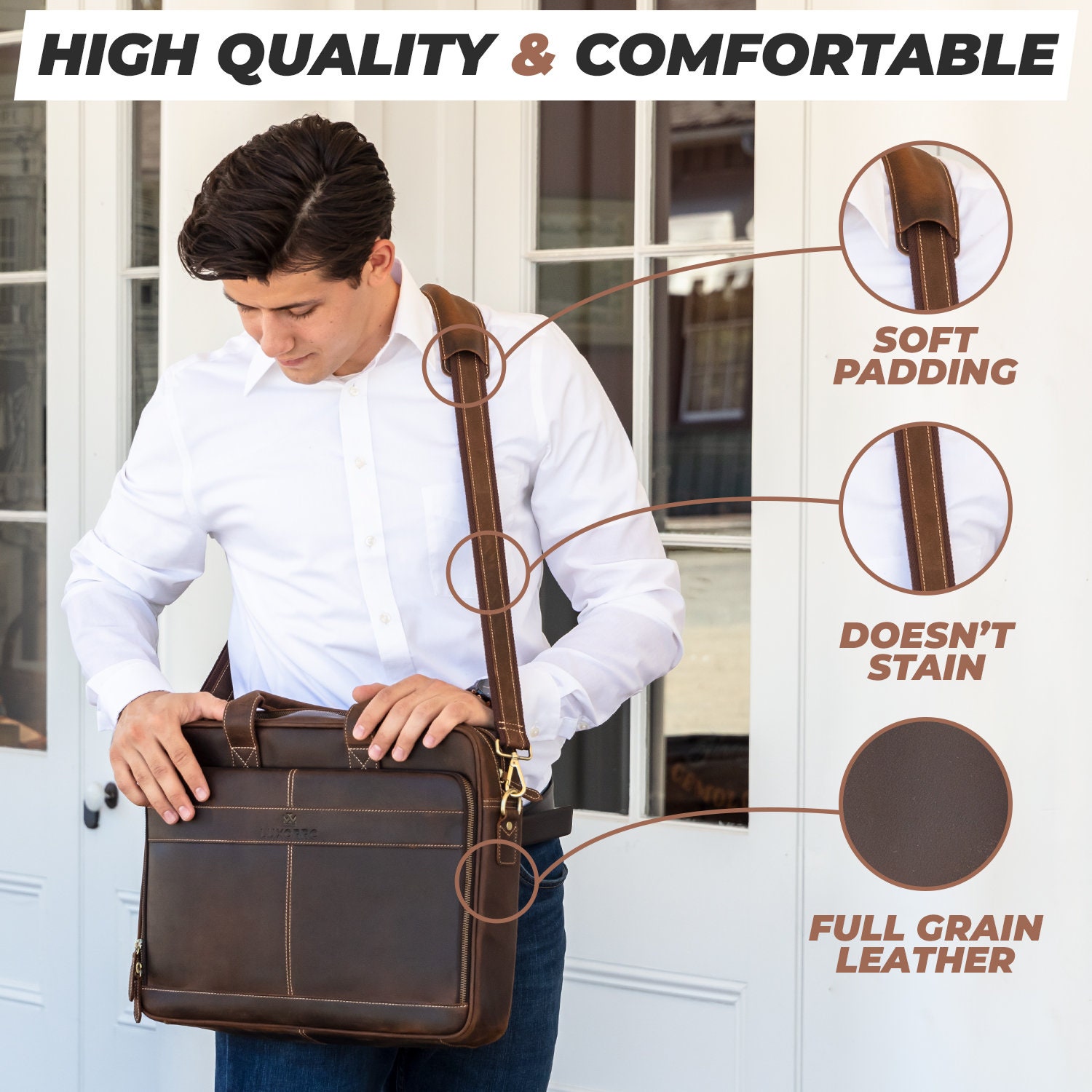 luxorro briefcase