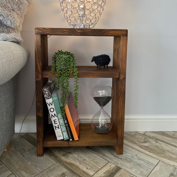 Rustic Side Table Etsy UK