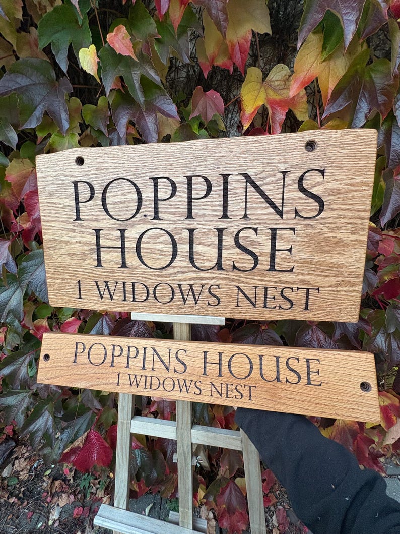 Personalised Engraved Solid OAK House Sign. Hardwood Signs. External Signage. OAK SIGN, Address Plaque. Rustic. Garden Sign image 8