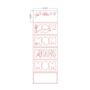 Mom Dad SVG Bundle. Laser Cut File for Glowforge Cricut - Etsy