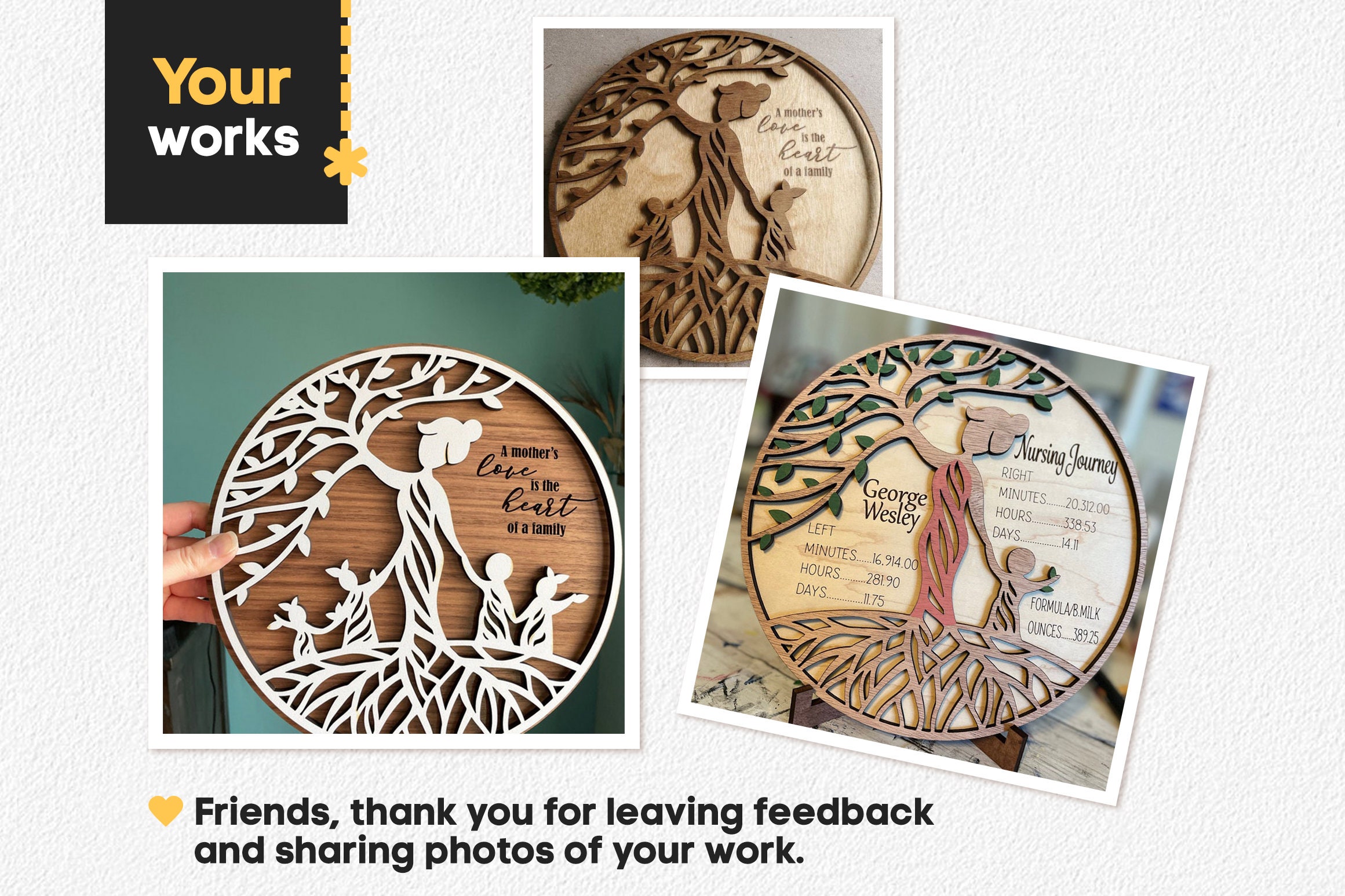Mother Tree SVG Bundle. Laser Cut File for Glowforge Cricut, Mother's Day  Svg Mom Mum Svg, Layered Tree Svg Dxf Ai Pdf Cdr, INSTANT DOWNLOAD - Etsy  Finland, image size:2321x1547