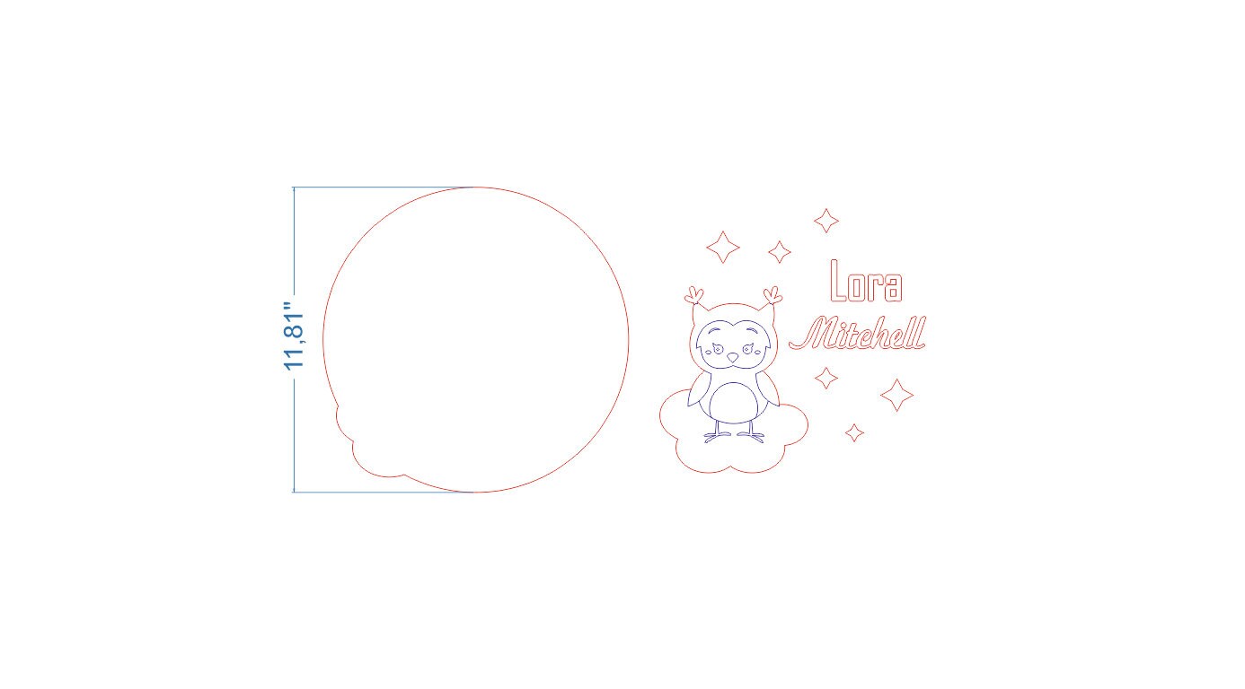 Baby Name Sign SVG Bundle. Laser Cut File for Glowforge Set - Etsy Denmark