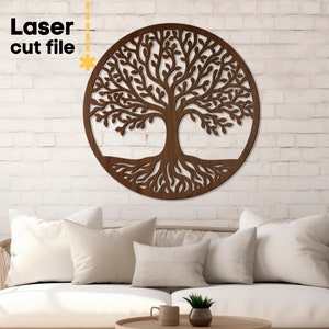 Tree of Life SVG Bundle. Laser Cut File for Glowforge, Family Tree ...