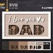 Mom Dad SVG Bundle. Laser Cut File for Glowforge Cricut, Mother's Day ...