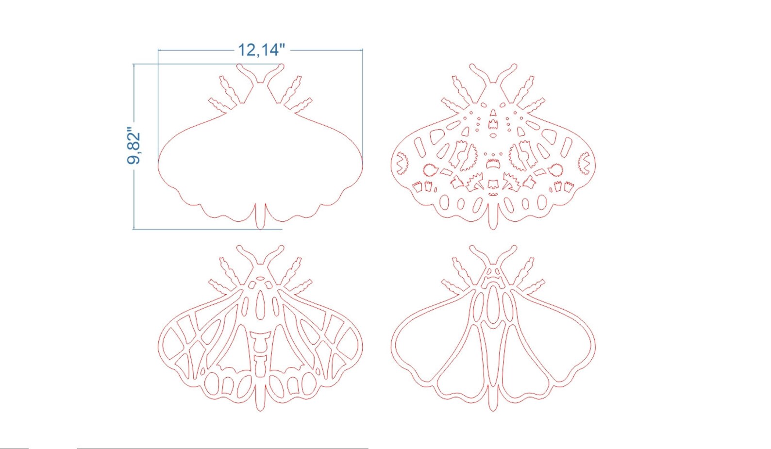 Insects SVG Bundle. Laser Cut File for Glowforge Cricutscarab - Etsy