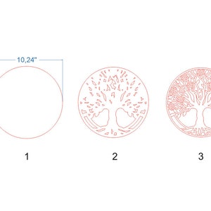 Tree of Life SVG . Laser Cut File for Glowforge Cricut, Tree Silhouette ...