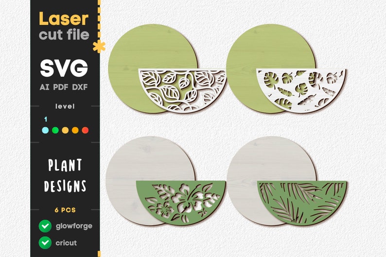 Door Hanger SVG Bundle. Laser Cut File for Glowforge Cricut | Etsy ...
