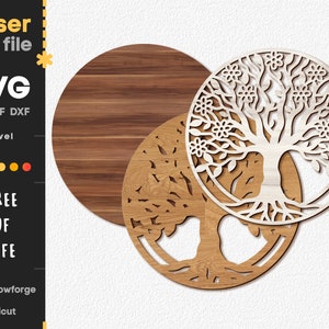 Tree of Life SVG . Laser Cut File for Glowforge Cricut Tree - Etsy ...