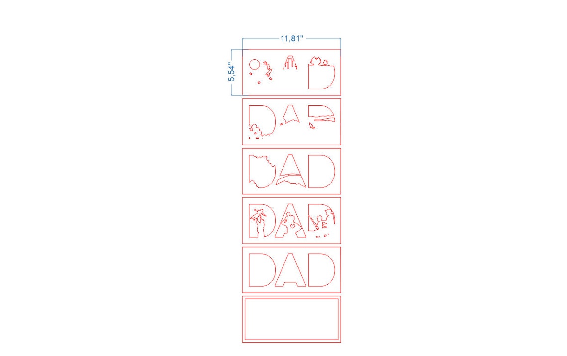 Mom Dad SVG Bundle. Laser Cut File for Glowforge Cricut - Etsy
