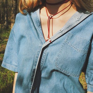 Imogen Wrap Necklace- Multiple Color Options of Faux Suede Cord Necklace with Freshwater Pearl Beads on the end, Elegant Gameday Necklace