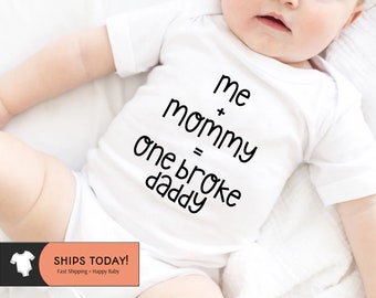 Daddy Wont Mommy might Nana will Baby Infant Snapsuit Girl Boy Family Funny K19 Daddy Wont Mommy might Nana will Baby Infant Snapsuit Girl Boy Family Funny K19
