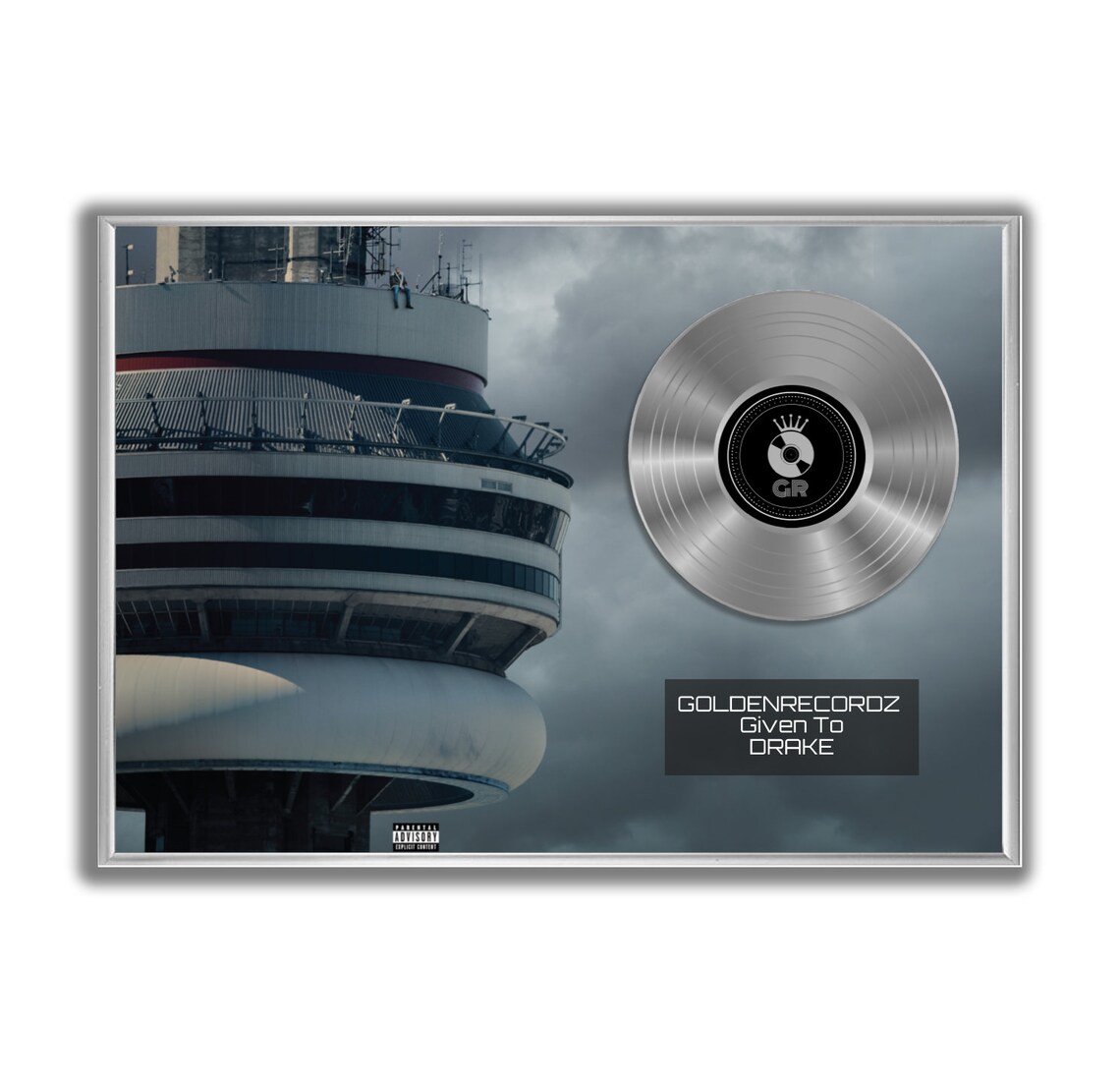 DRAKE Views Album Cover PLATINUM/GOLD Cd framed Poster. Etsy