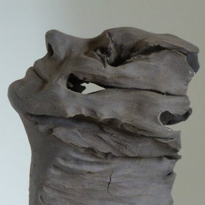 Sculpture visage, terre cuite image 5