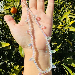 Water Drop Crystal Shiny beads Phone Straps Wristlets AB Glass Crystals Phone Chain Wristlet Camera strap Lanyard Strap,Taylor Inspire