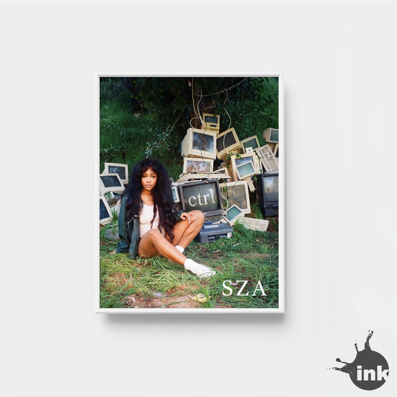 SZA CTRL Poster SZA Poster Ctrl Album Cover Poster Digital Download