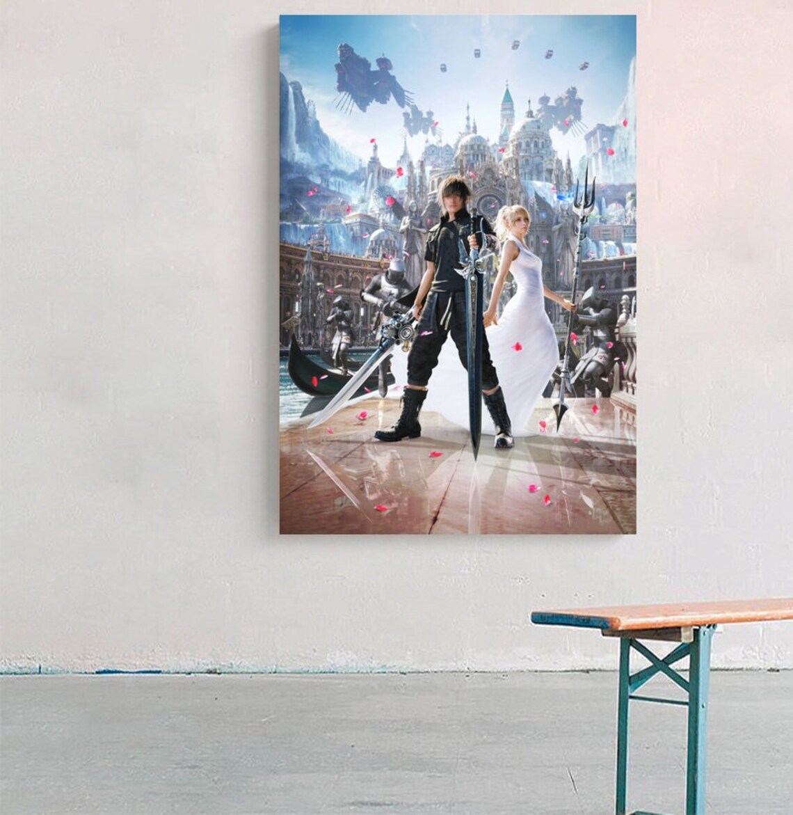 Final Fantasy art poster Wall Art Canvas Painting for Etsy