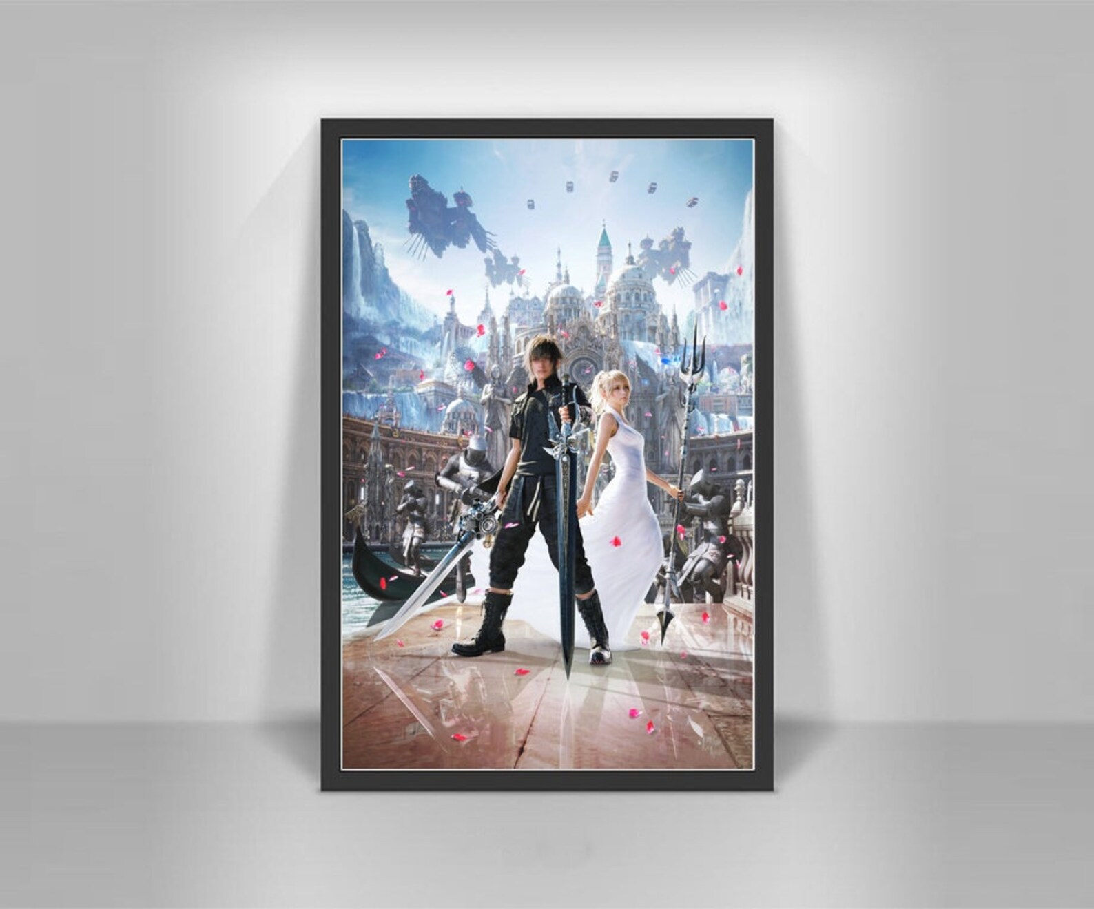 Final Fantasy art poster Wall Art Canvas Painting for Etsy