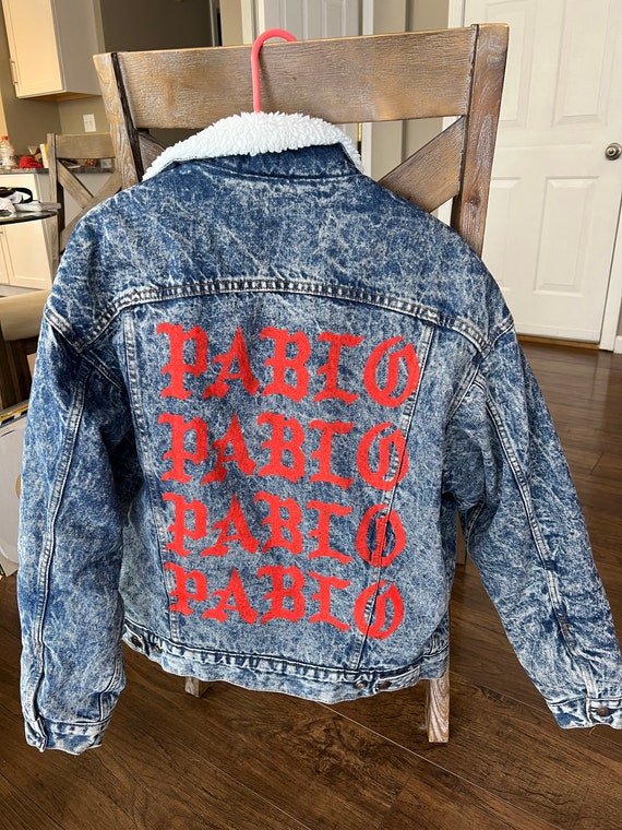 RARE Kanye West the Life of Pablo Tour Levi's Sherpa Jean - Etsy Canada