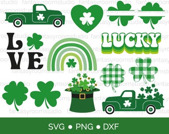 St Patrick's Day SVG Bundle, 10 Designs, Svg for Cricut, Lucky Irish ...