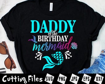 Download Mermaid Dad Svg Etsy
