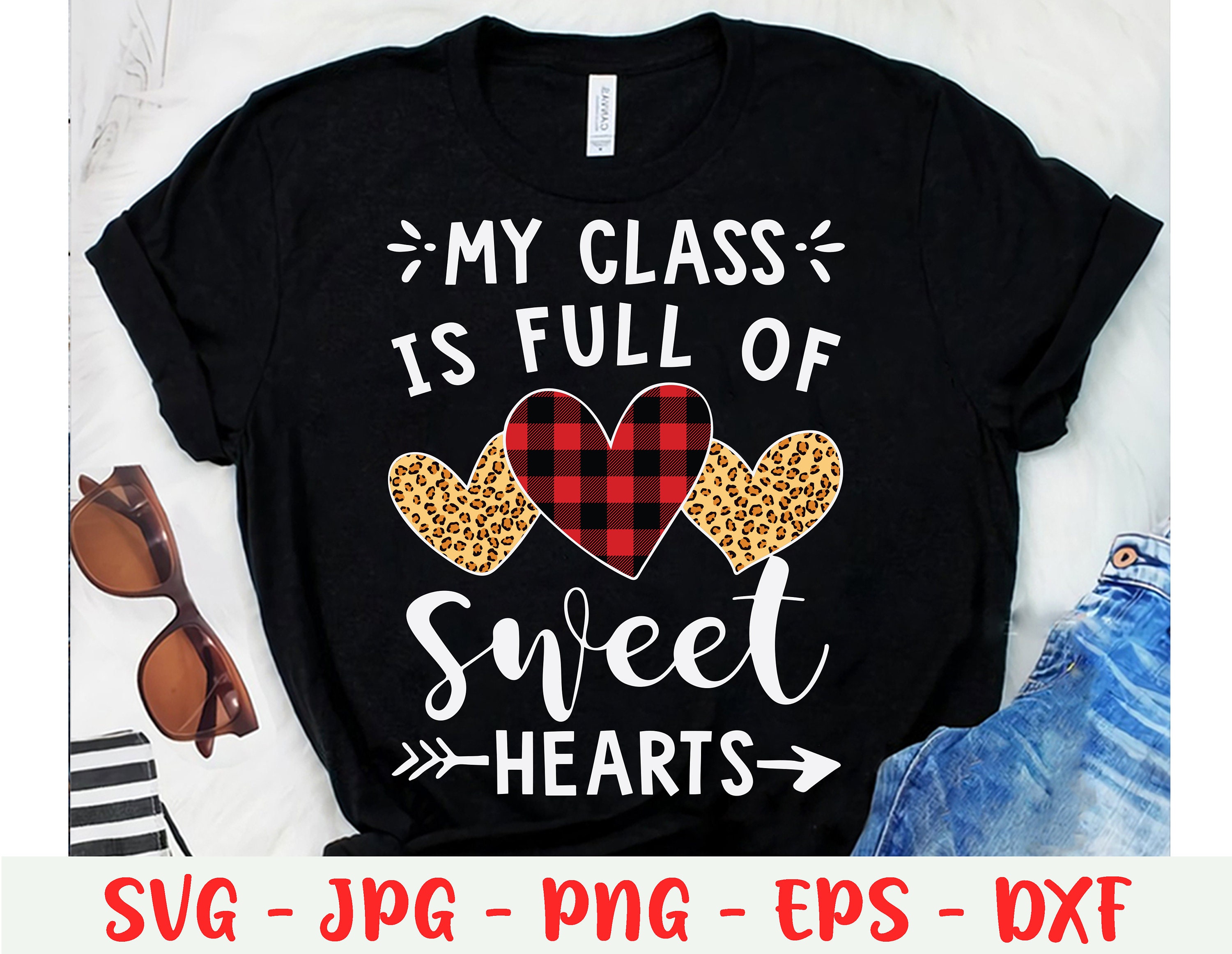 Download My Class Is Full Of Sweethearts Funny Teacher Valentine SVG | Etsy