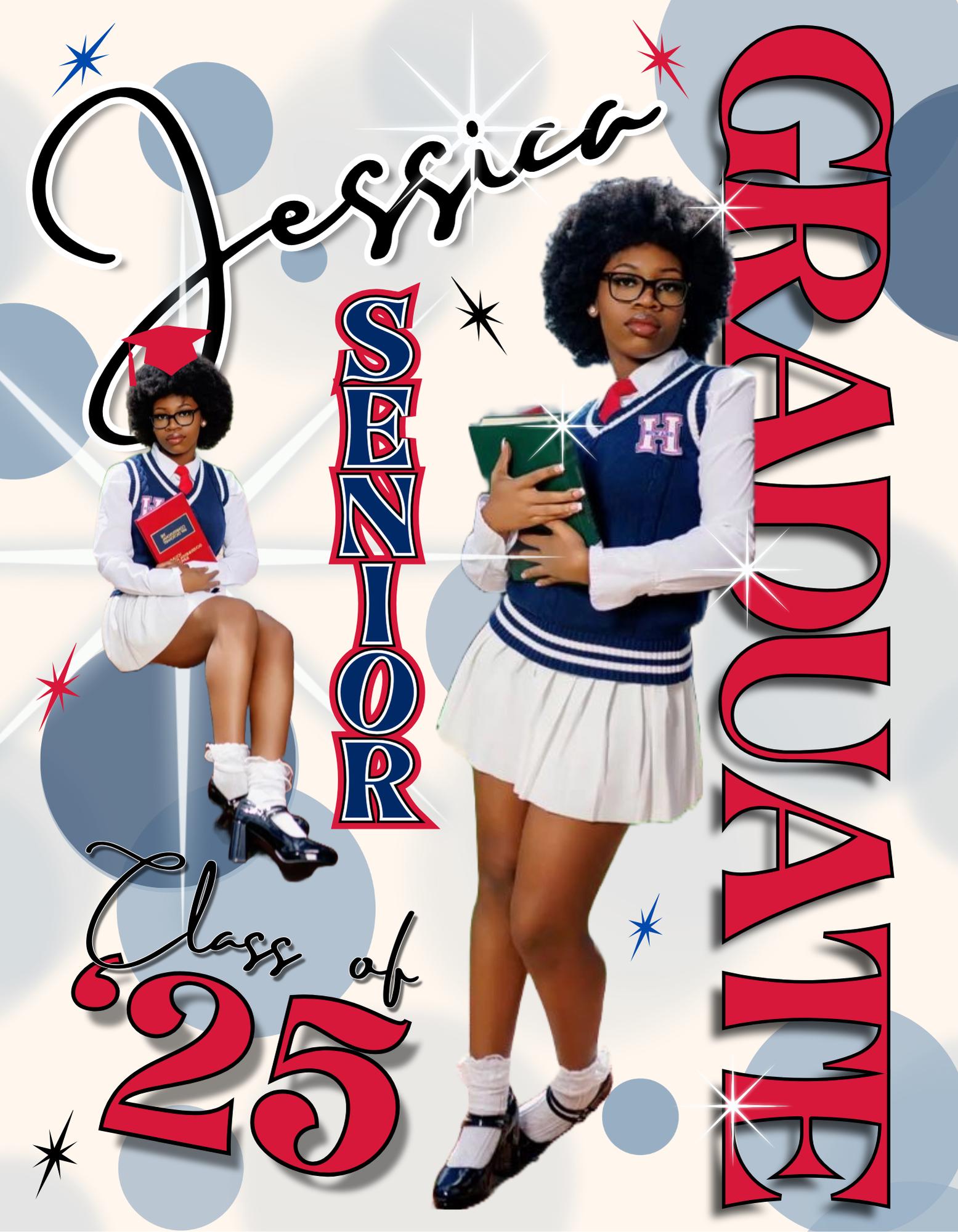 Groovy Style Senior Graduation Announcement Template: Class of 2026 ...