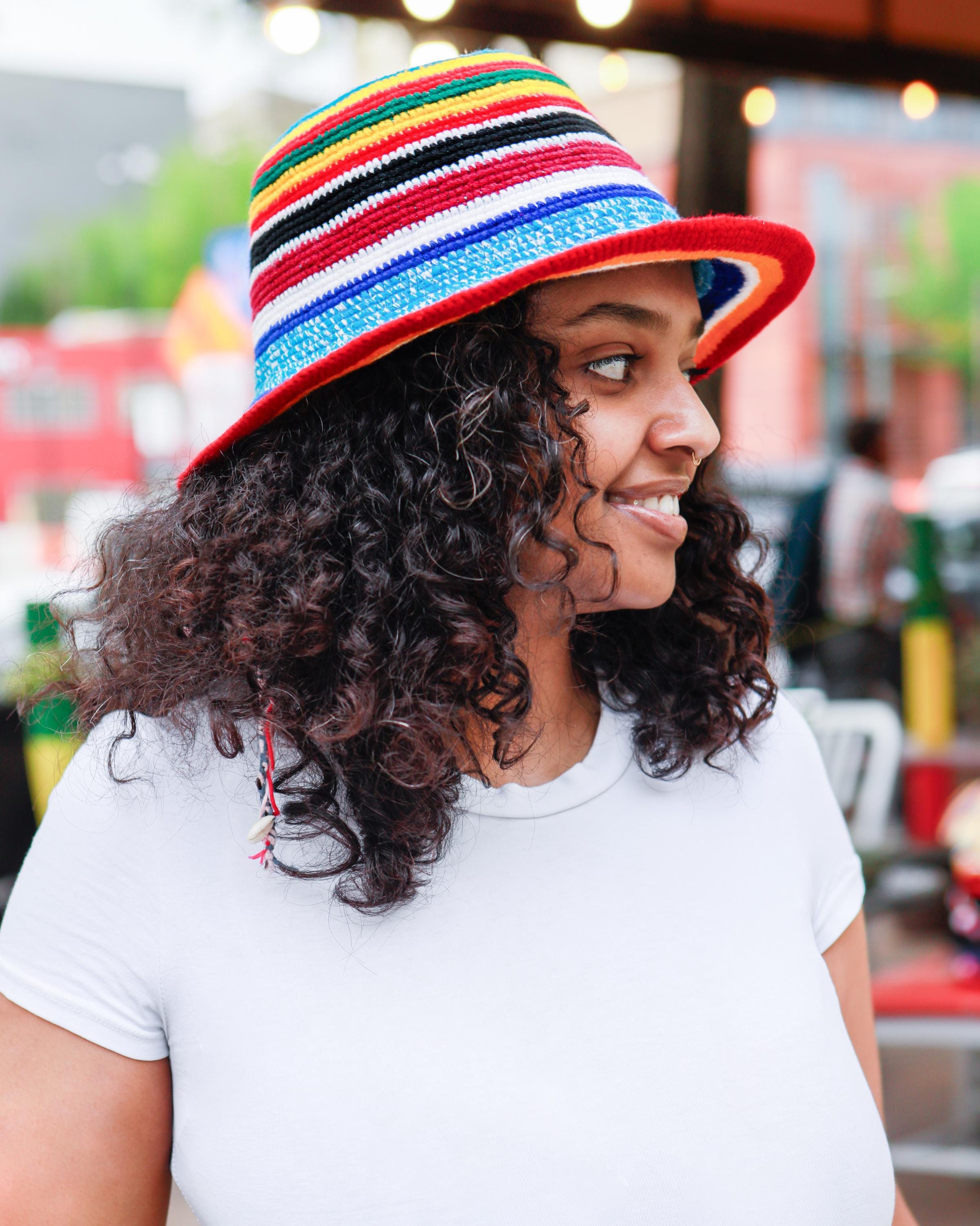 Konso Colorful Crochet Hat Handmade Colorful Crochet Hat – Unisex Beanie Crafted by  main image 2