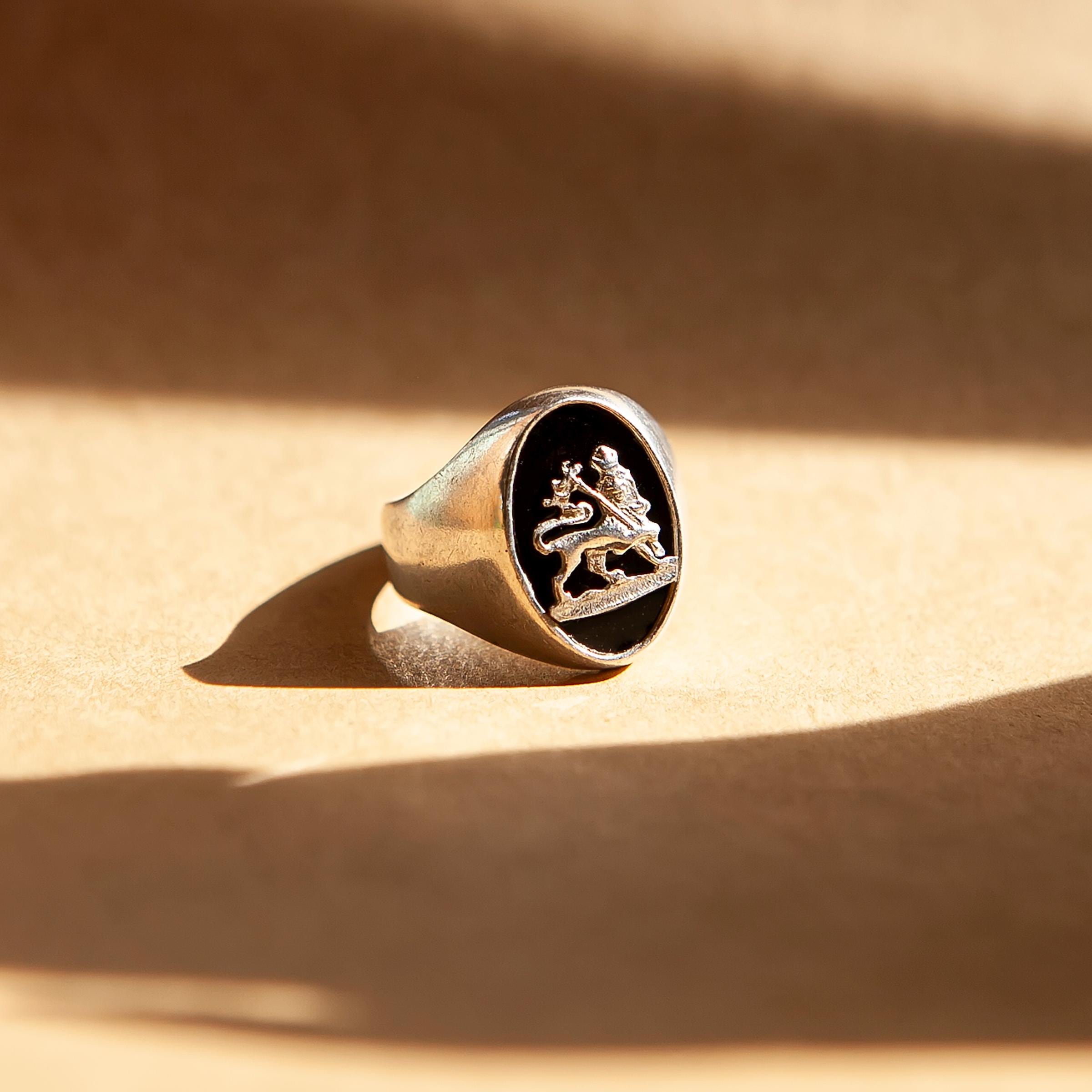 Lion of judah ring bob marley - Etsy 日本