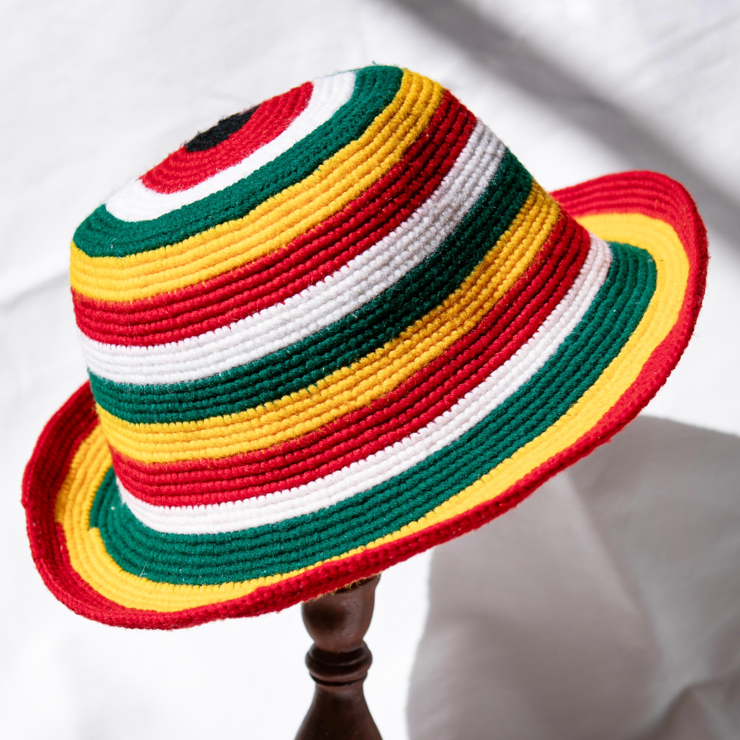 Konso Colorful Crochet Hat Ethiopian Handmade Crochet Hat – Kelem Shop main image 2