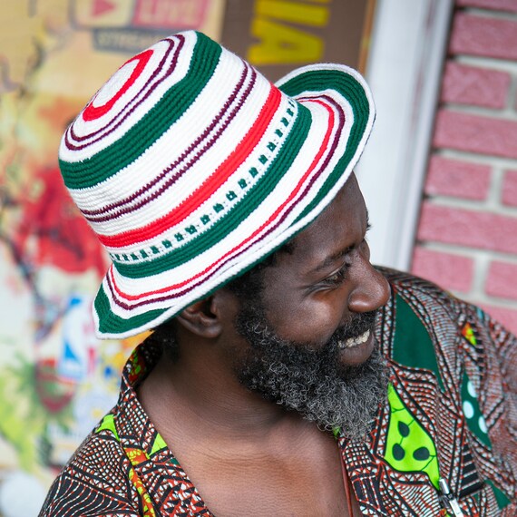 Handmade Crochet Hat: Ethiopian Konso Knit Beanie - Etsy display picture 3