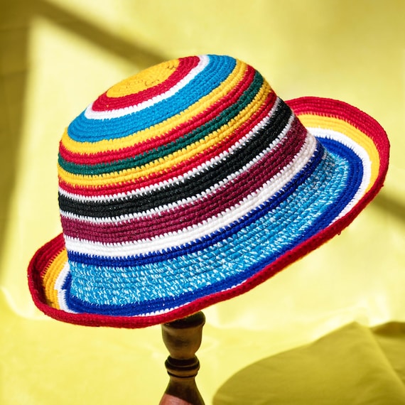 Handmade Colorful Crochet Hat – Unisex Beanie Crafted by  display picture 2