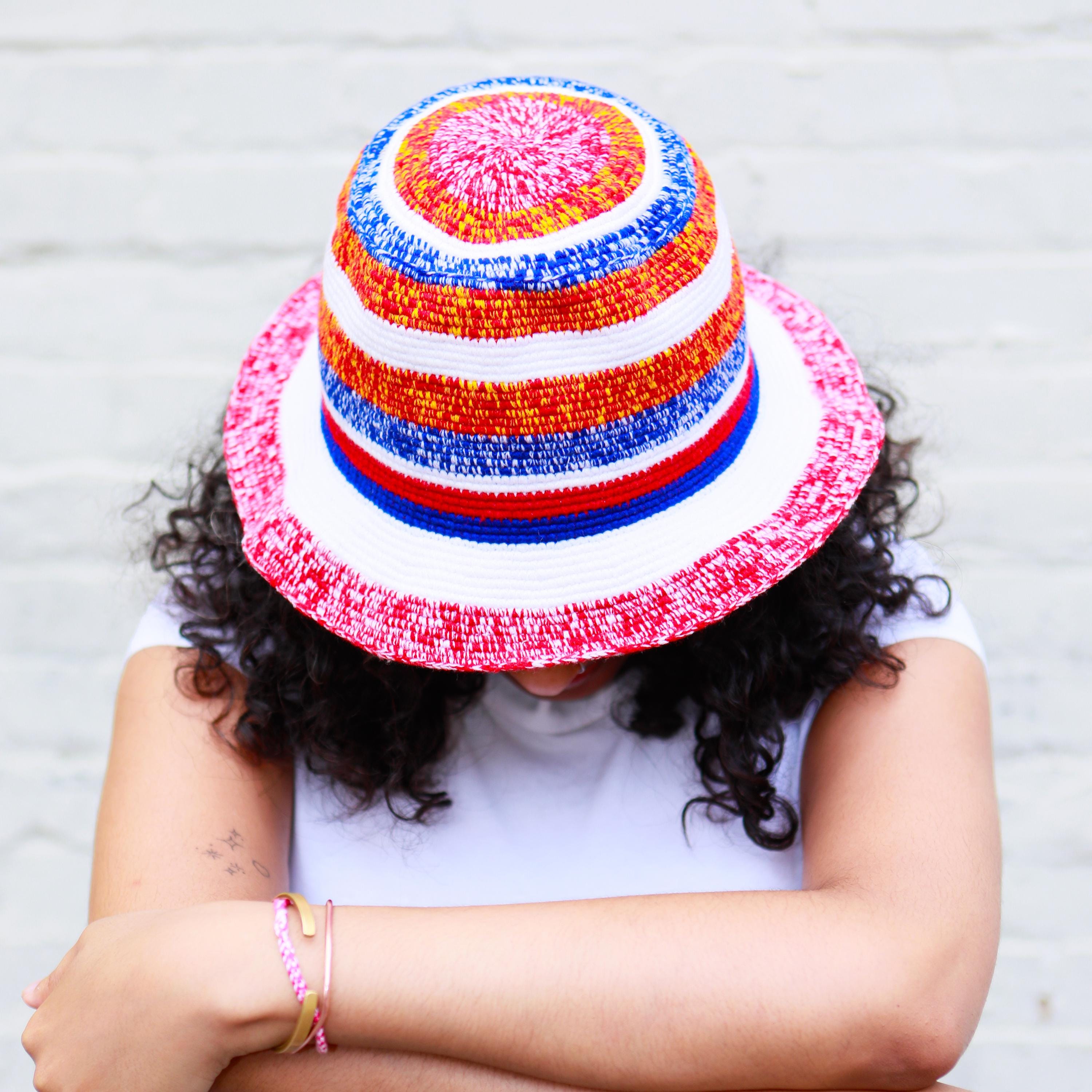 Handmade Konso Crochet Hat: Colorful Ethiopian Beanie - Etsy display picture 2