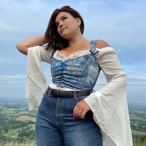 Cottagecore Bodice with Front Lacing