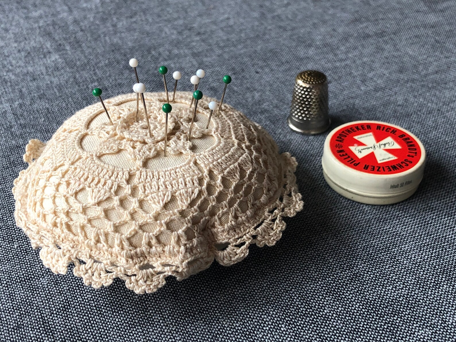 Vintage Pin Cushion and Accessories Etsy