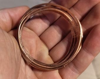 Filo di bronzo per creazione di gioielli 1,6 mm x 1 m per rotolo