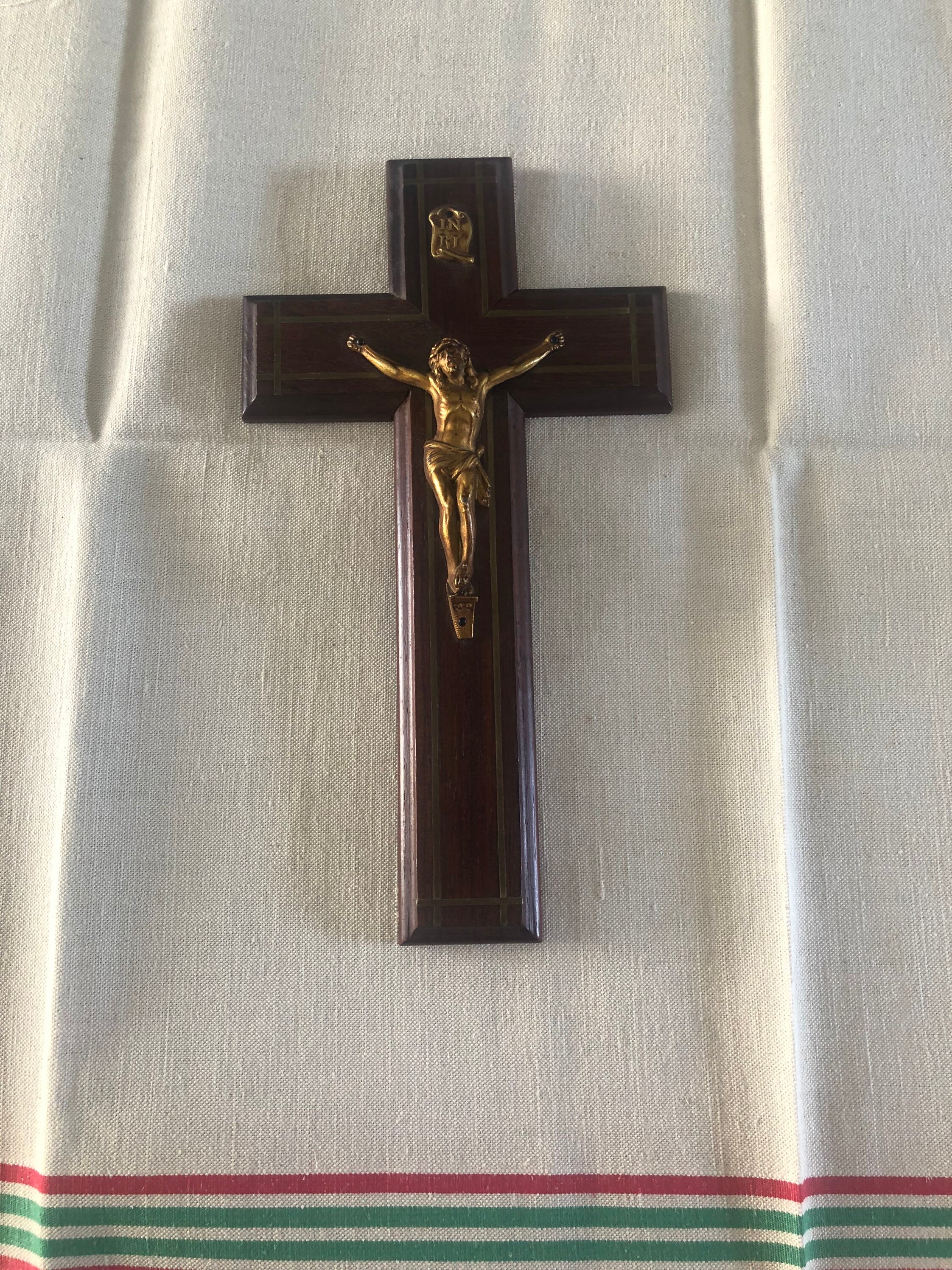 Beau Crucifix Religieux Vintage