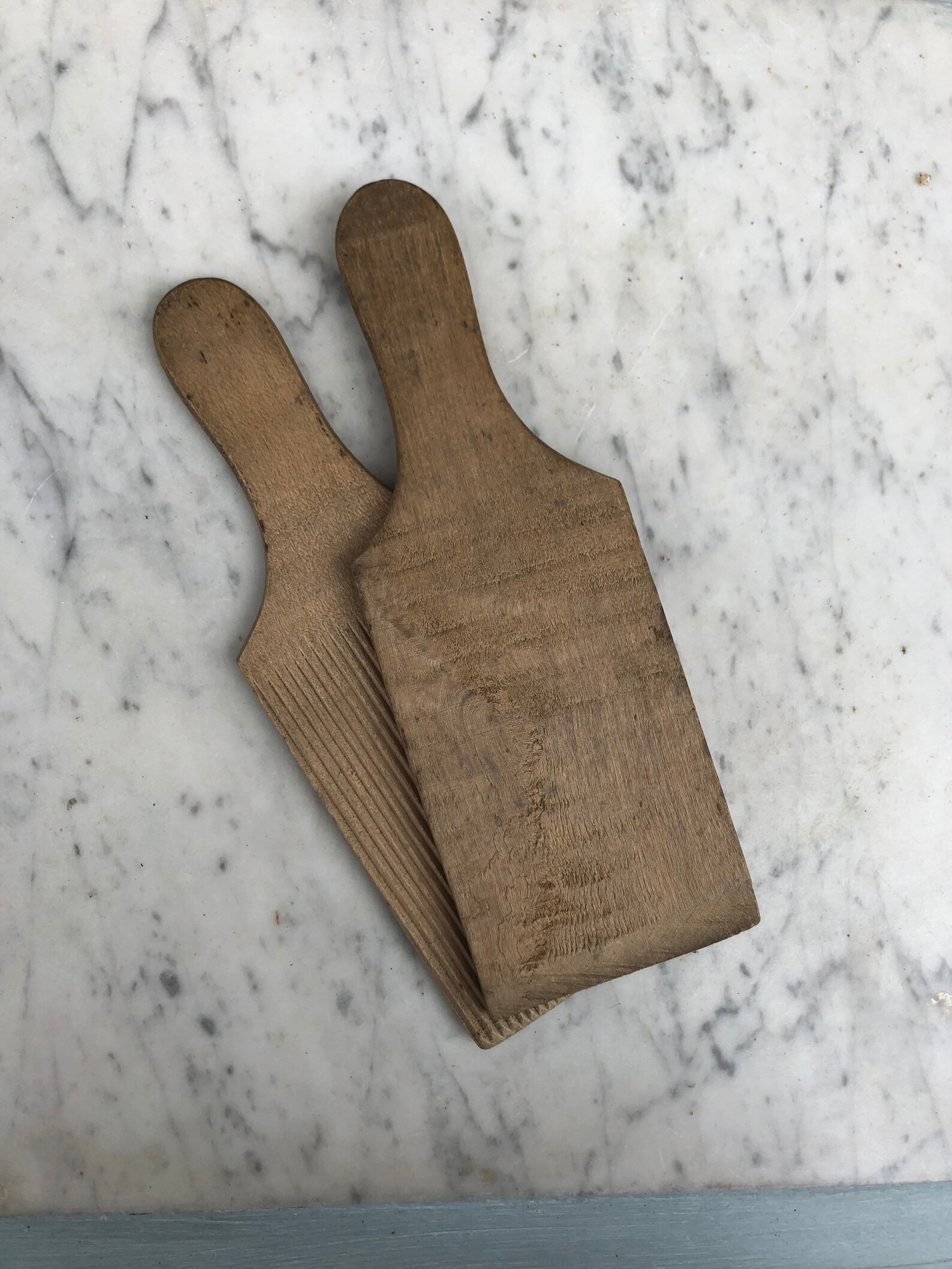 Pair of vintage butter pats antique wooden butter pats Etsy