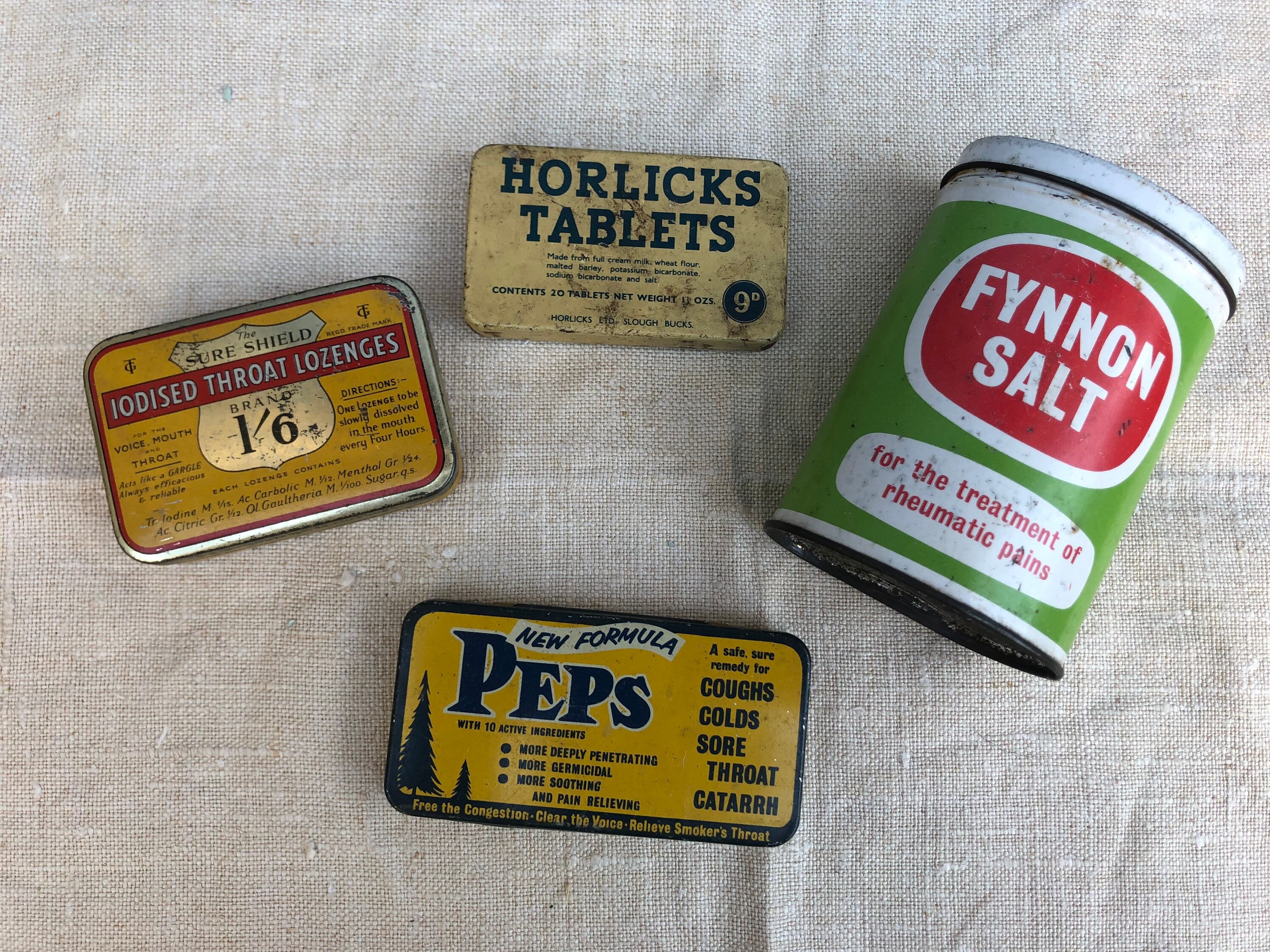 4 Boîtes Médicales Vintage - Vintage