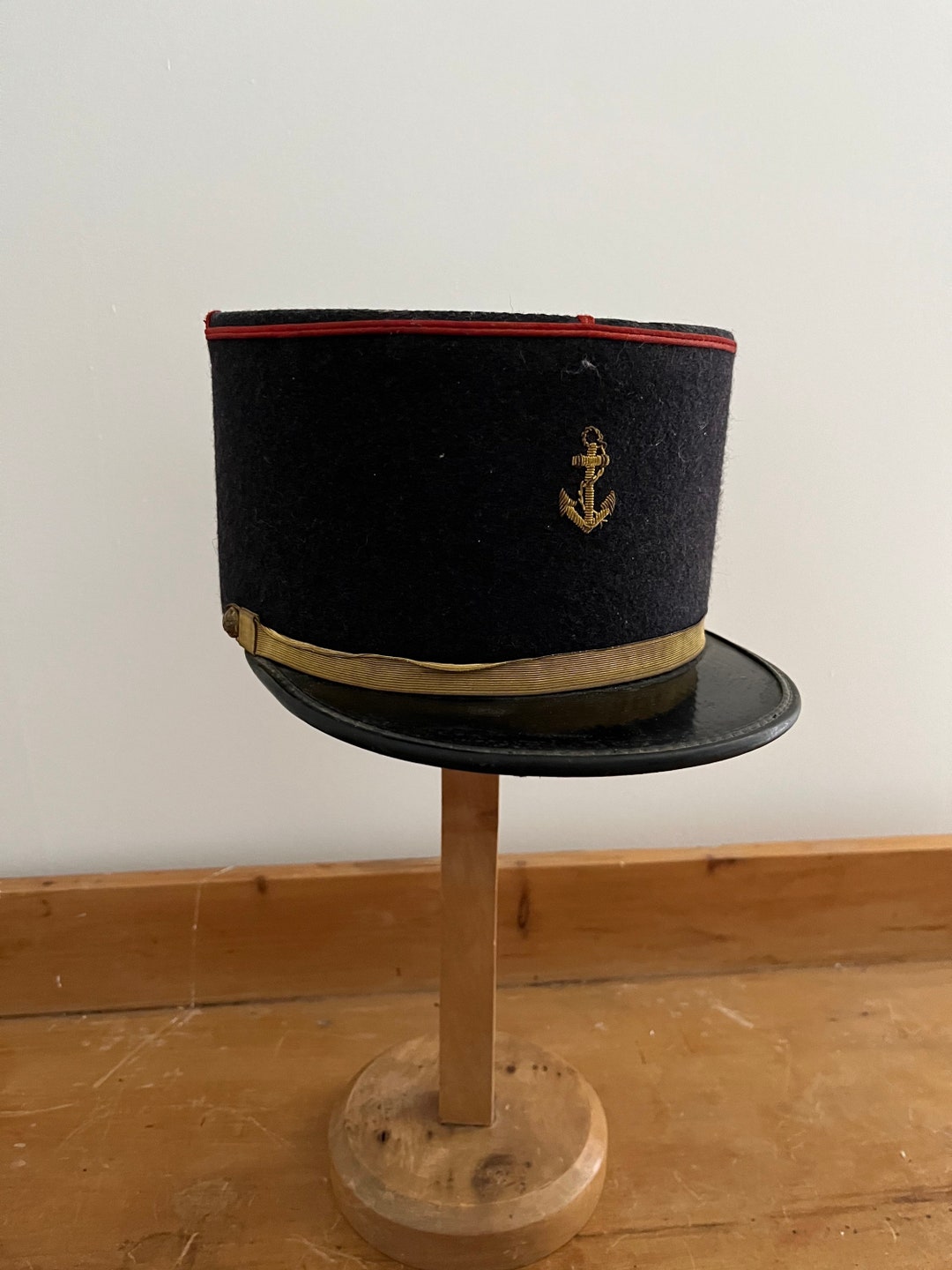 Vintage French Military Cap Vintage French Display Hat Etsy Vintage French Military Cap Vintage French Display Hat Etsy