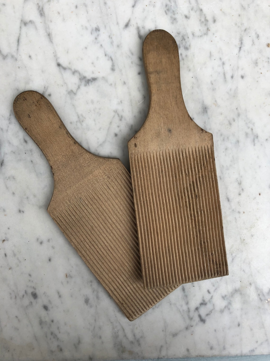 Pair of vintage butter pats antique wooden butter pats Etsy