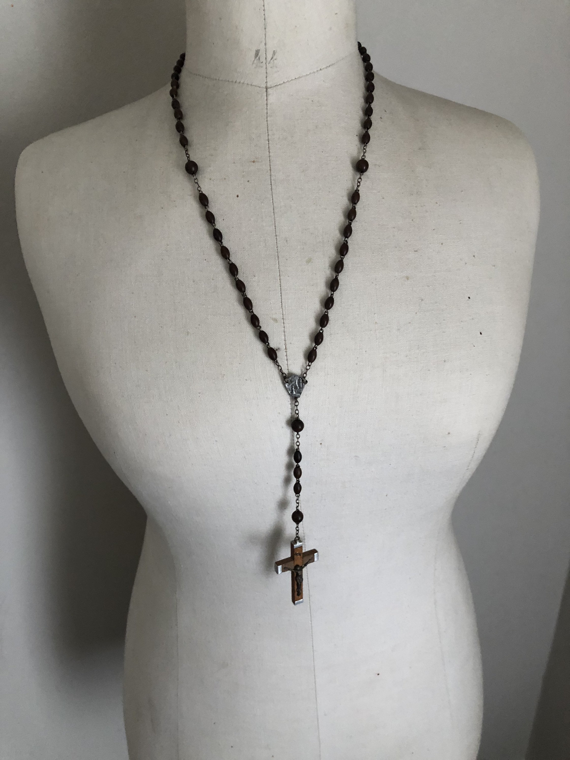 Perles de Chapelet en Bois