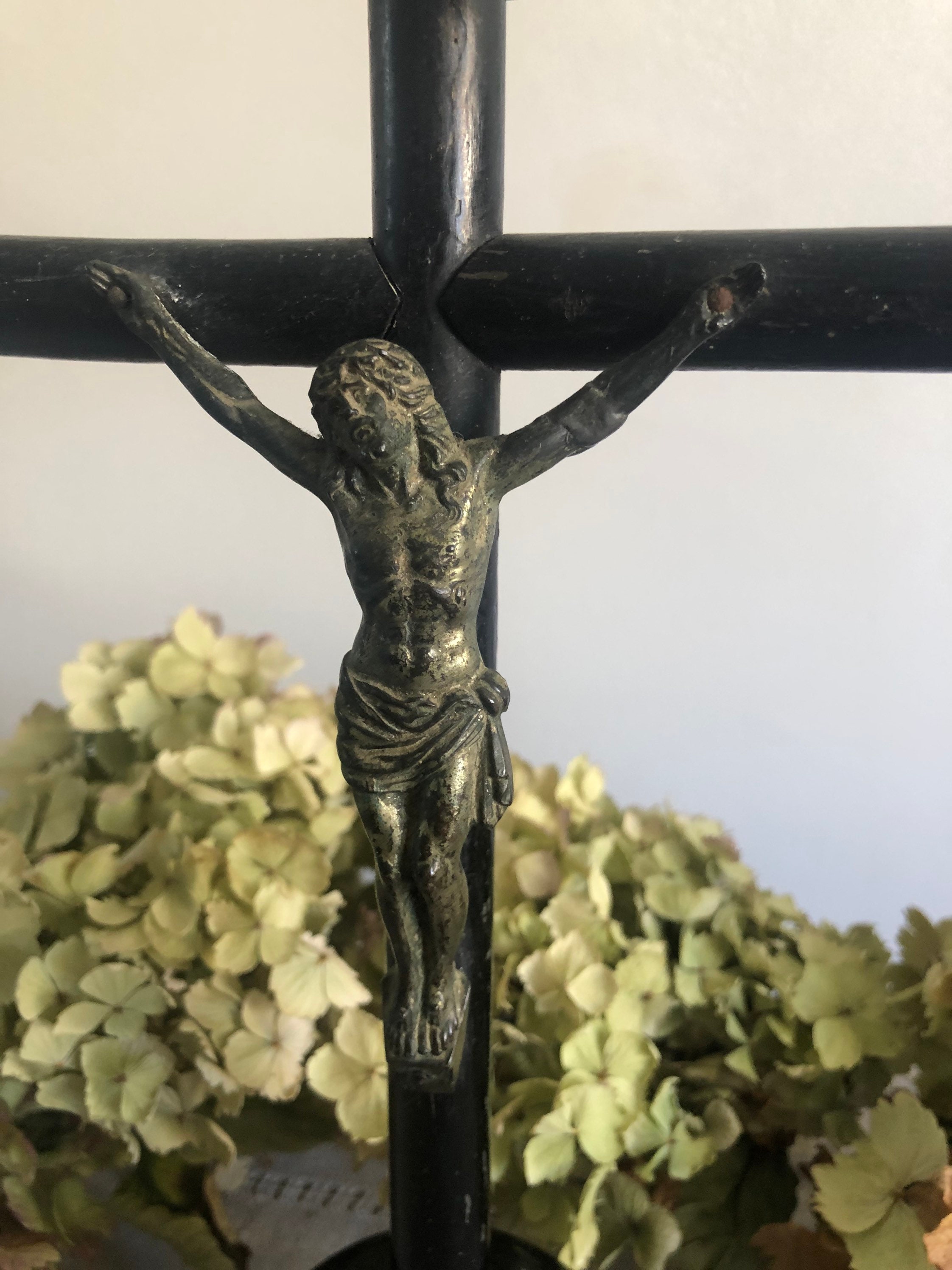 Français Crucifix en Bois