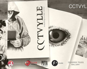 Book - CCTVYLLE Monograph 125 pages - High quality print - 295x210x10mm (11.6x8.2x0.4 inches) - Art Book signed by artist